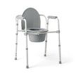 Medline 3-in-1 Steel Folding Bedside Commode, Height Adjustable, 350lb 🍁 All In One Marketplace Canada