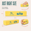 Butter Squishy Jumbo, Slow Rising Butter Block, Big Giant Realistic Texture Sensory Play Fidget Toy, Fun Desk Toy for Kids, Teens & Adults (Yellow, Large) 🍁 All In One Marketplace Canada