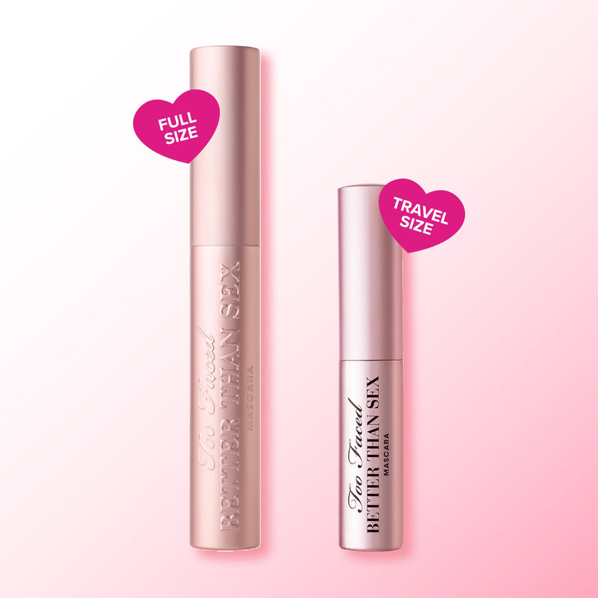 Too Faced Better Than Sex Volumizing Mascara | False Lash Effect with Volume, Length, Curling + Conditioning Peptides, 8 ml, Black 🍁 All In One Marketplace Canada