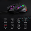Redragon M612 Predator RGB Gaming Mouse, 8000 DPI Wired Optical Mouse with 11 Programmable Buttons & 5 Backlit Modes, Software Supports DIY Keybinds Rapid Fire Button 🍁 All In One Marketplace Canada