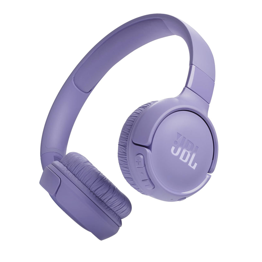 JBL Tune 520BT - Wireless On-Ear Headphones, Up to 57H Battery Life and Speed Charge, Lightweight, Comfortable and Foldable Design, Hands-Free Calls with Voice Aware (Purple) 🍁 All In One Marketplace Canada