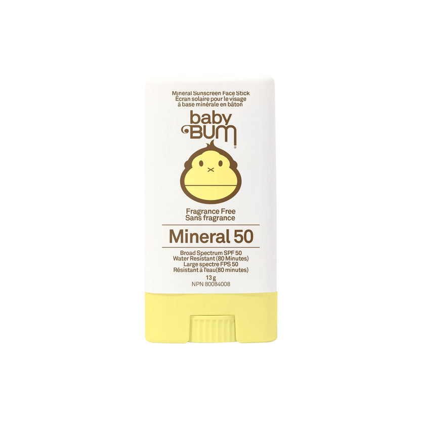 Sun Bum Baby Bum Spf 50 Sunscreen Face Stick | Mineral Uva/uvb Face and Body Protection for Sensitive Skin | Fragrance Free | Travel size | 13g 🍁 All In One Marketplace Canada