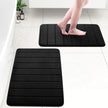 OLANLY Soft Memory Foam Bath Mat, Non-Slip and Super Absorbent Bathroom Mat, Machine Washable Quick Dry Bath Mats for Bathroom, Shower, and Tub, 16