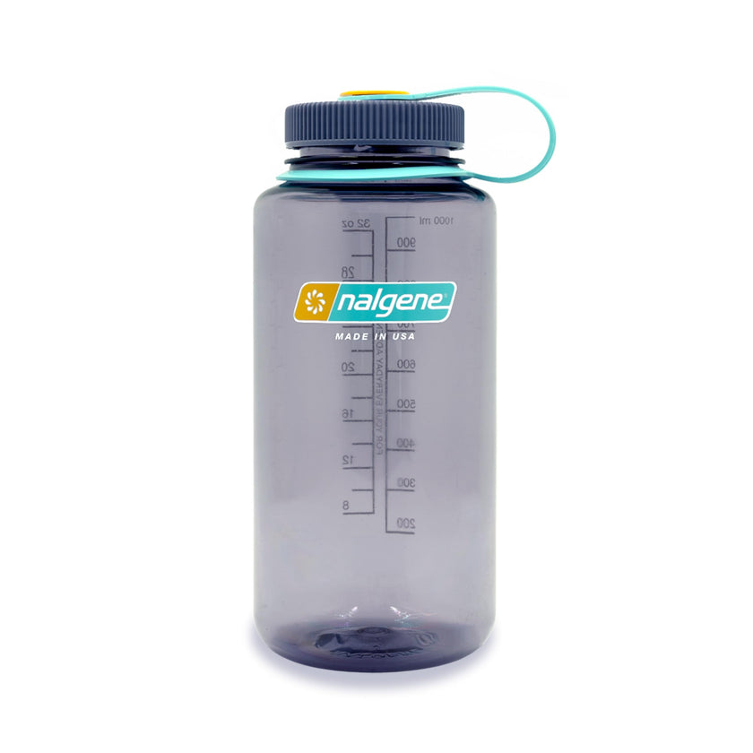 Nalgene Sustain Tritan BPA-Free Water Bottle Made with Material Derived from 50% Plastic Waste, 32 OZ, Wide Mouth, Aubergine 🍁 All In One Marketplace Canada