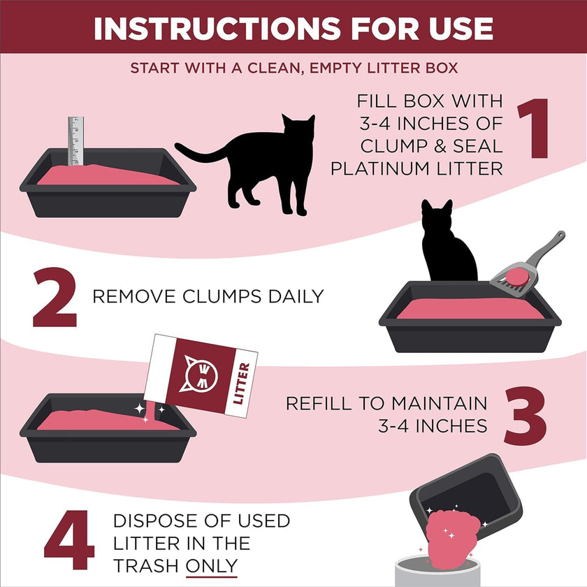 Arm & Hammer Platinum Cat Litter, Clump & Seal, Extra Strength Complete Odour Sealing with 14 Days of Odour Control, Multi-Cat, Hard Clumping Clay, 99.99% Dust Free, 12.47kg (Pack of 1) 🍁 All In One Marketplace Canada