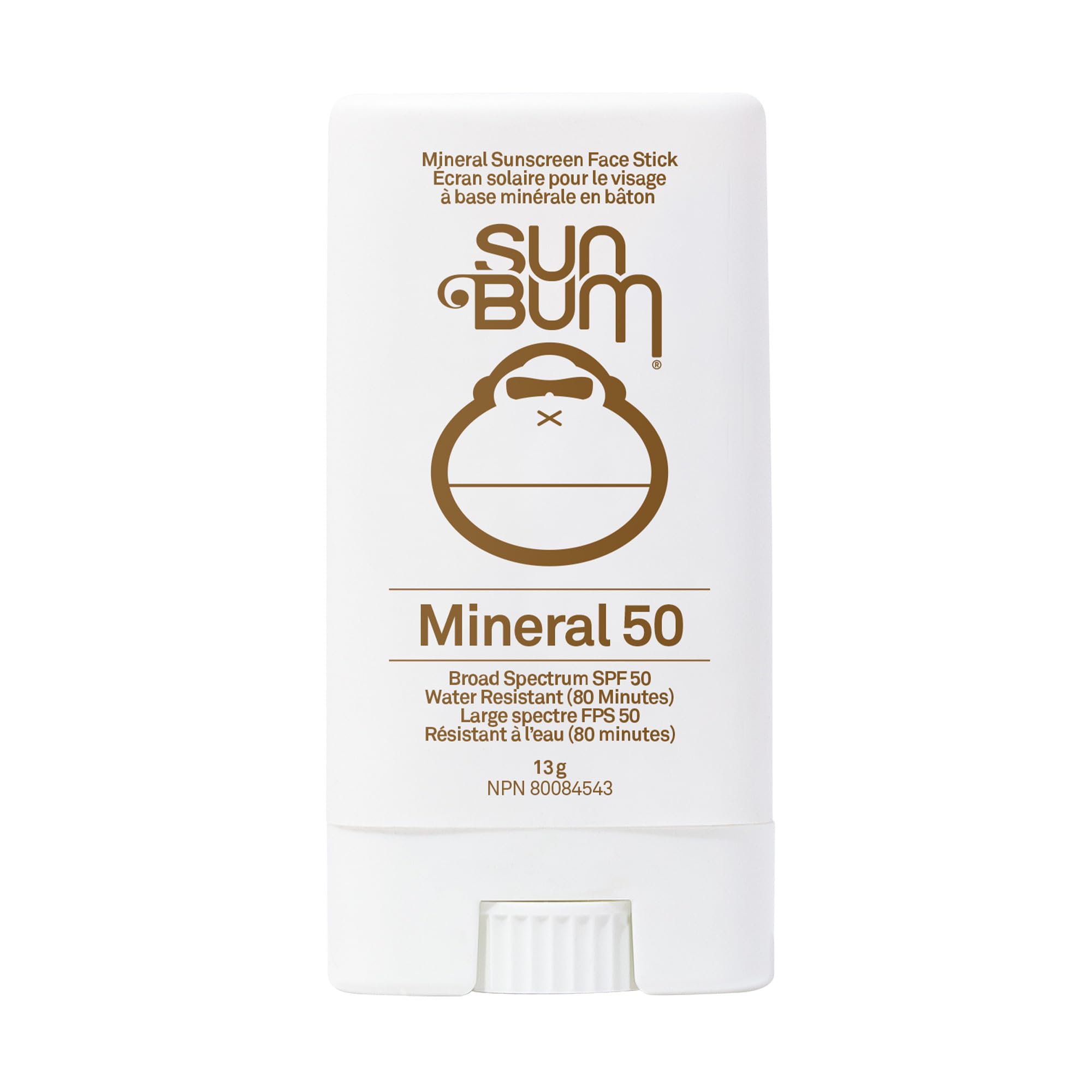 Sun Bum Mineral Spf 50 Sunscreen Face Stick | Vegan and Reef friendly (Octinoxate & Oxybenzone Free) Broad Spectrum Natural Sunscreen with Uva/uvb Protection | .45 Oz, 0.45 ounces NPN# 80084543 🍁 All In One Marketplace Canada