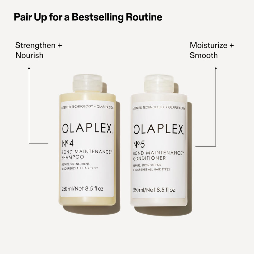 Olaplex N°.4 Bond Maintenance™ Hair Strengthening Shampoo: Repairs Damage & Defend Against Future Breakage | Replenishes Hydration | For Coily, Curly, Straight, and Wavy, 250 mL / 8.5 Fl Oz 🍁 All In One Marketplace Canada