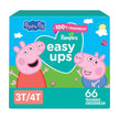 Pampers Easy Ups Girls & Boys Potty Training Pants, Size 5 (3T4T), 66 Count, Peppa Absorbent Training Underwear, Up to 100% Leakproof Day and Night, Hypoallergenic 🍁 All In One Marketplace Canada