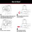 Master Lock Black Combination Padlock, Set Your Own Combo Lock, Weather Resistant Indoor and Outdoor Padlocks with Code for Gym Locker, Gate, Shed, 2 Pack, 178EC2 🍁 All In One Marketplace Canada