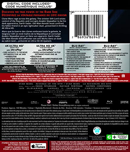 Star Wars: Revenge of the Sith - 4K/Blu-Ray