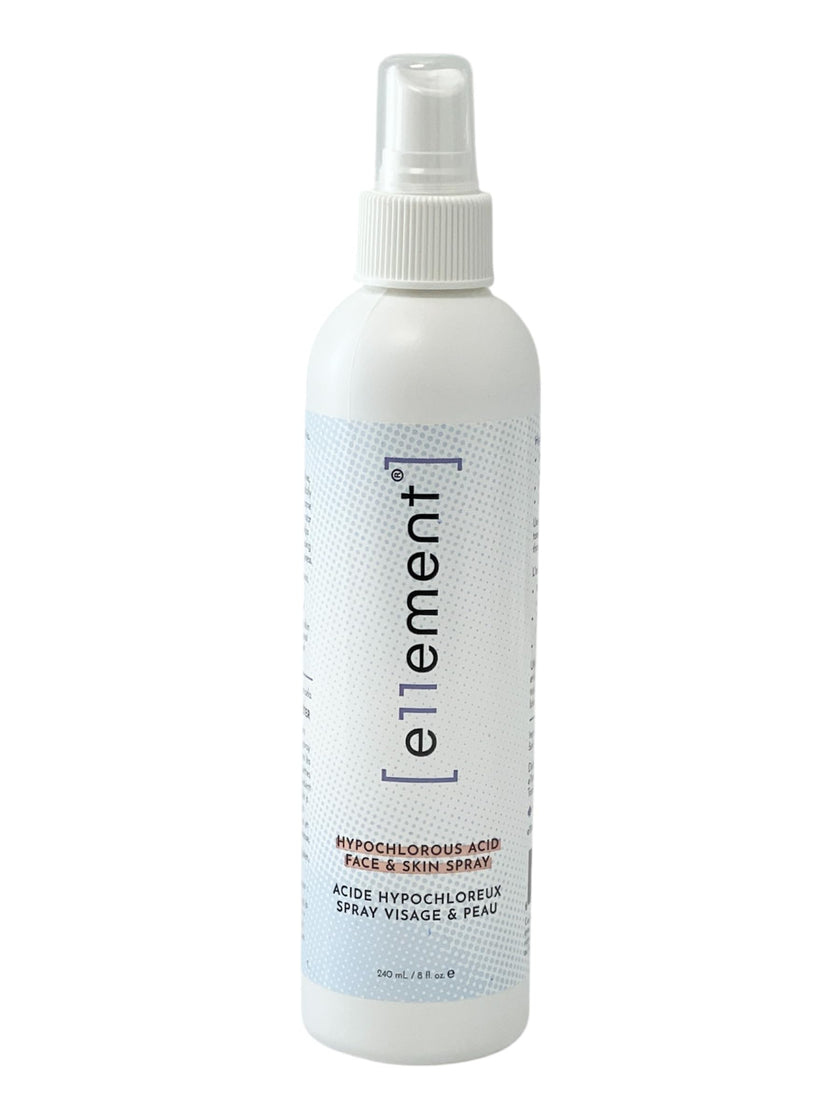 e11ement - Hypochlorous Acid All Natural Face and Skin Spray - Safe for All Skin Types - Acne Prone Skin - Dry Face, Skin, Scalp - Piercings & Tattoos Aftercare - Natural Saline Toner - Eye Lash Cleanser - Facial Cleanser - Soothes and Repairs Skin (Featu