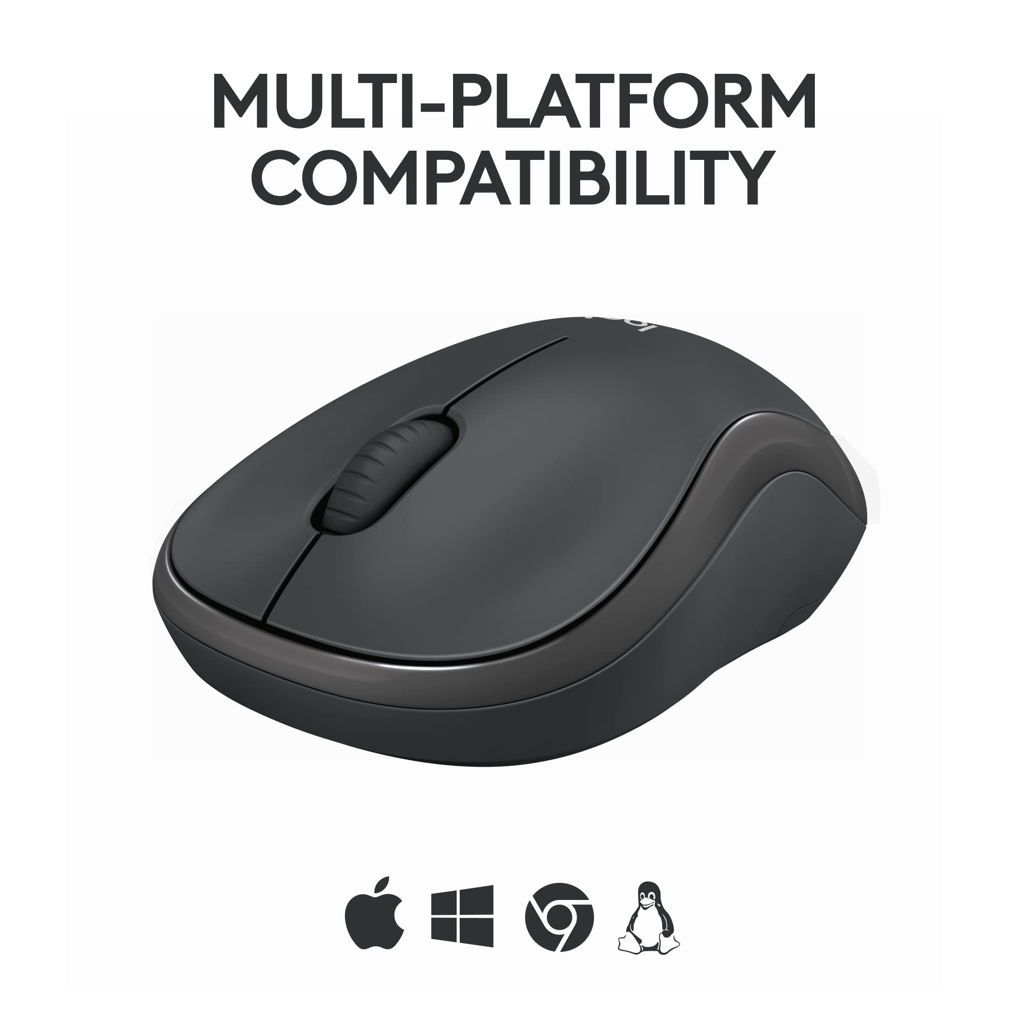 Logitech M240 Silent Bluetooth Mouse, Wireless, Compact, Portable, Smooth Tracking, 18-Month Battery, for Windows, macOS, ChromeOS, Compatible with PC, Mac, Laptop, Tablets - Graphite 🍁 All In One Marketplace Canada
