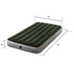 INTEX 64761E Dura-Beam Standard Downy Air Mattress: Fiber-Tech – Twin Size – Built-in Foot Pump – 10in Bed Height – 300lb Weight Capacity 🍁 All In One Marketplace Canada