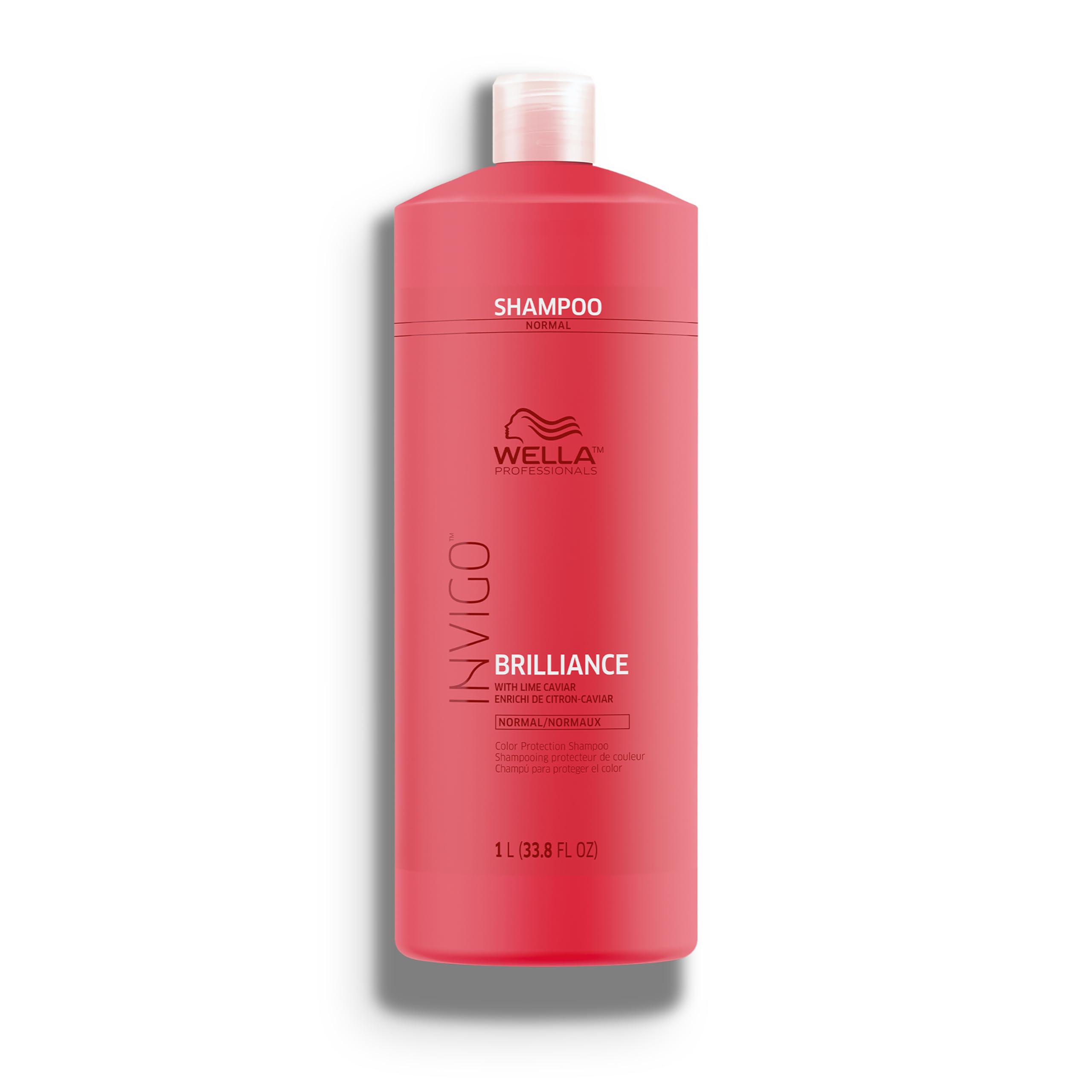 Wella Professionals Invigo Brilliance Shampoo for Fine/Normal Coloured-Treated Hair, Salon Shampoo, Hair Cleanser, Colour Safe, Daily Wash, Lime Caviar, Intense Colour Protection | 33.8 Fl Oz | 1L 🍁 All In One Marketplace Canada