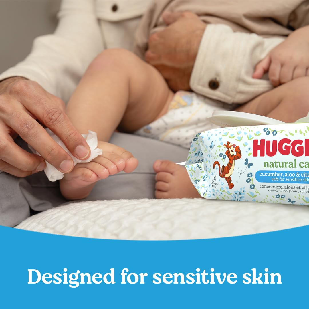 HUGGIES Natural Care Refreshing Baby Wipes, Scented, 15-Pack, 960 Wipes 🍁 All In One Marketplace Canada