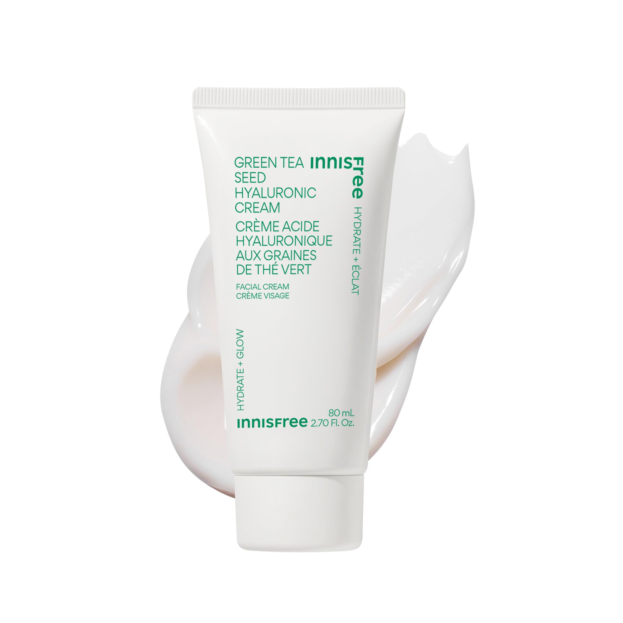 innisfree Jumbo Green Tea Seed Hyaluronic Acid Cream With Barrier Boosting Complex and Ceramide, Korean Hydrating Face Moisturizer for Dry Skin 🍁 All In One Marketplace Canada