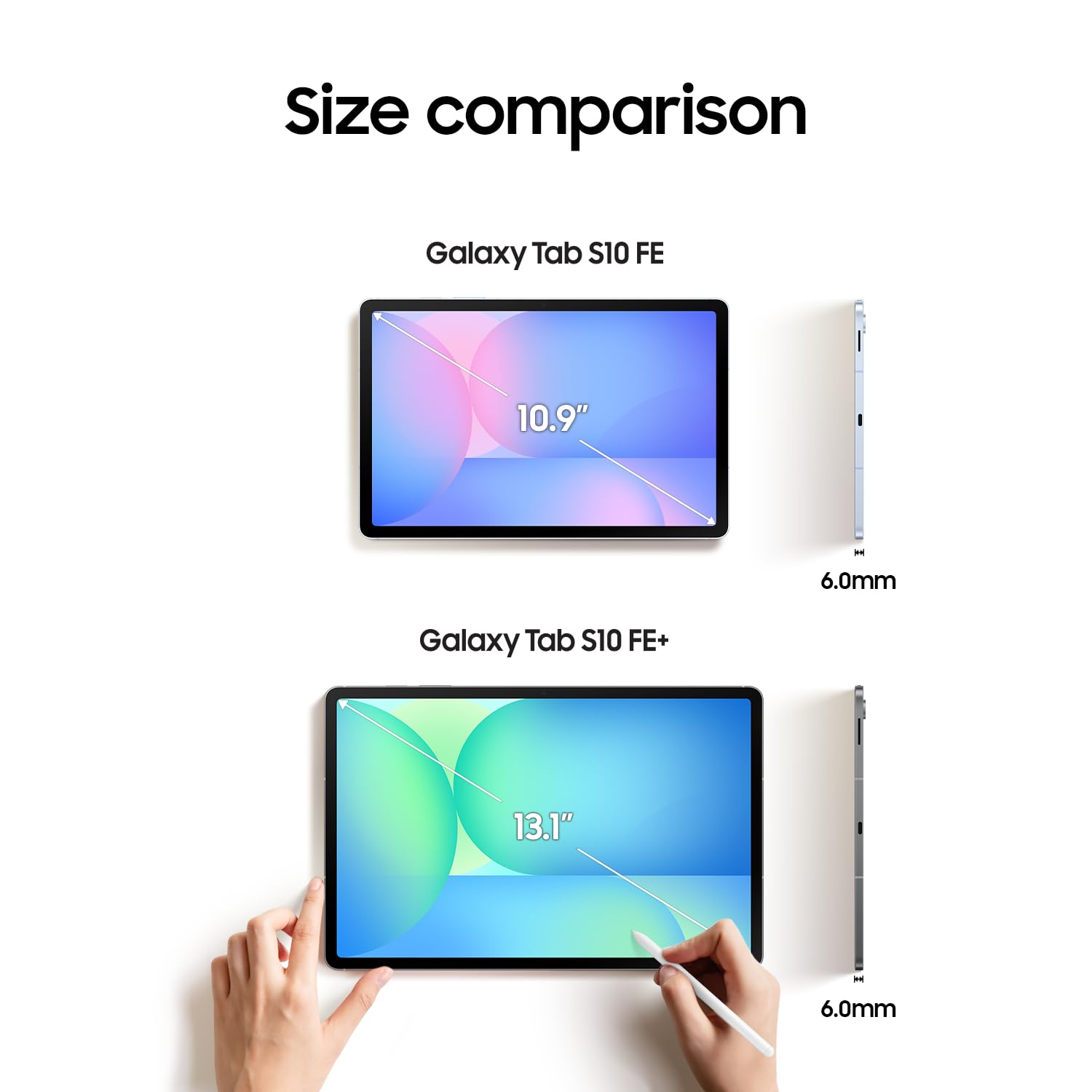Samsung Galaxy Tab S10 FE+ Gray 128GB - AI Tablet, 13.1