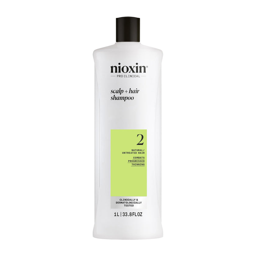 Nioxin Scalp + Hair Thickening System 2 Shampoo, For Natural Hair with Progressed Thinning, 33.8 fl oz (Packaging May Vary) 🍁 All In One Marketplace Canada