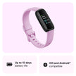 Google Fitbit Inspire 3 Health and Fitness Tracker with Stress Management, Workout Intensity, Sleep Tracking, 24/7 Heart Rate and More, Lilac Bliss/black, One Size (S and L Bands Included) 🍁 All In One Marketplace Canada