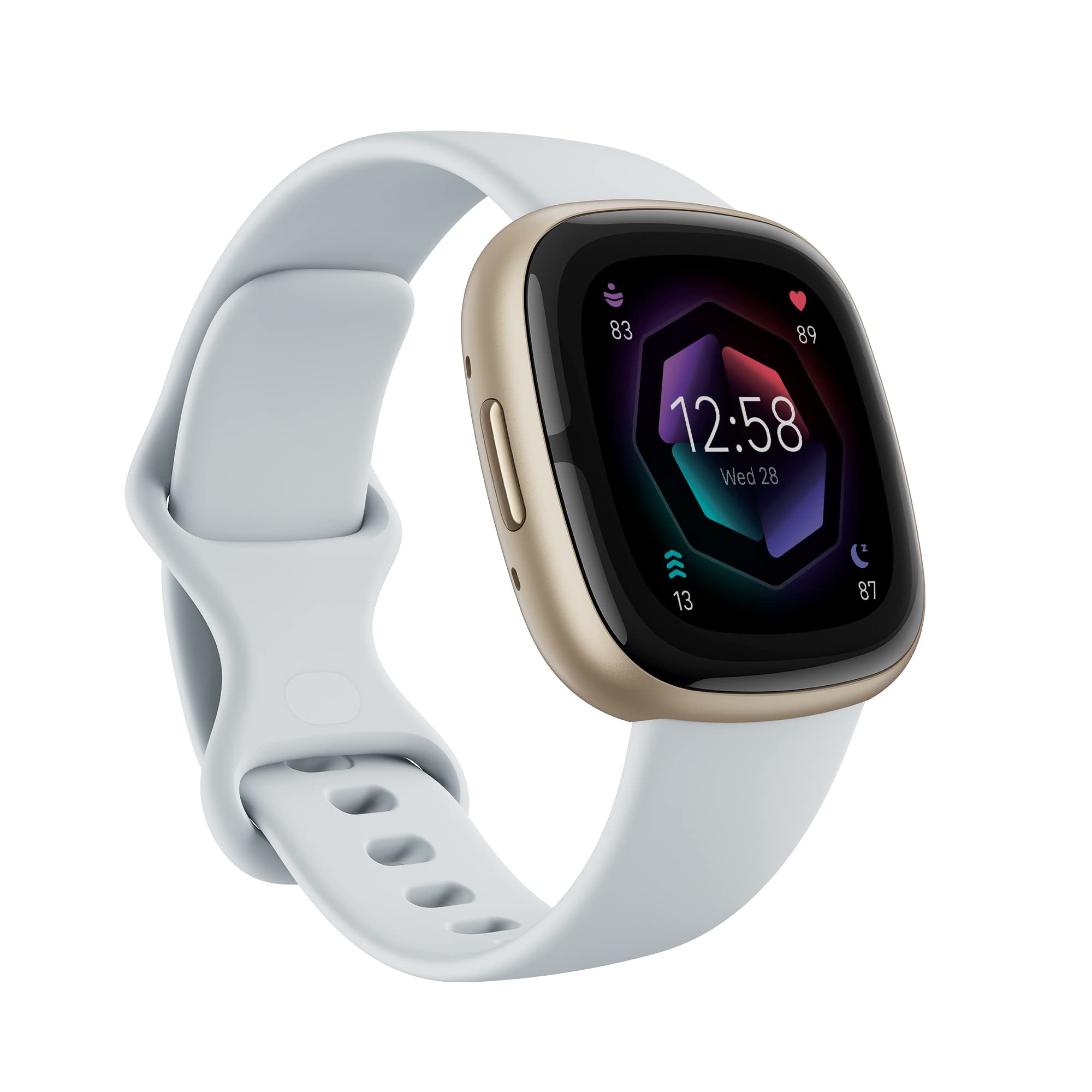 Google Fitbit Sense 2 - Health & Fitness Smartwatch - Blue Mist/Pale Gold 🍁 All In One Marketplace Canada