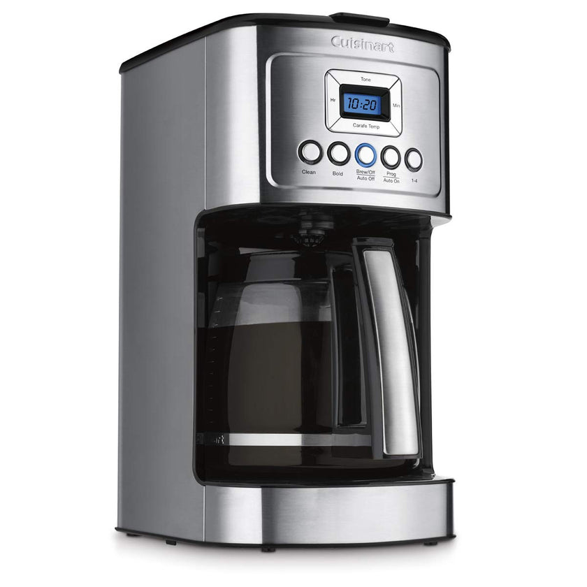 Cuisinart 14-Cup Programmable Coffee Maker with PerfecTemp Glass Carafe, 1-4 Cup Setting, Brew Strength Control and Brew Pause, Stainless Steel (DCC-3200C) 🍁 All In One Marketplace Canada