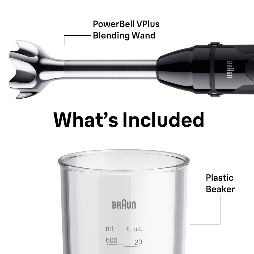 Braun MultiQuick Vario 5 Immersion Blender, 21-Speed, Turbo Boost, 500W 🍁 All In One Marketplace Canada