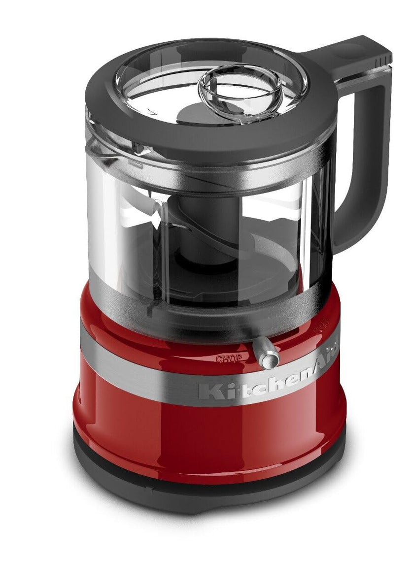 KitchenAid KFC3516ER 3.5 Cup Mini Food Processor, Empire Red 🍁 All In One Marketplace Canada