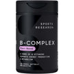 Sports Research® Vitamin B-Complex - Full Spectrum of B Vitamins with Methylated B12 & Folate - Gluten Free · Plant-Based · Non-GMO · Vegan-Friendly Formula - 120 Veggie Softgels 🍁 All In One Marketplace Canada