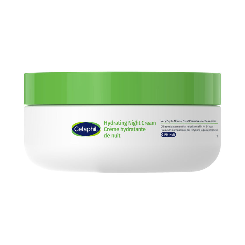 Cetaphil Hydrating Night Cream, Anti-Aging Face Moisturizer with Hyaluronic Acid & Olive Oil, Pro-Vitamin A, C & E, 24Hr Intense Hydration, Dermatologist Tested, 48g 🍁 All In One Marketplace Canada