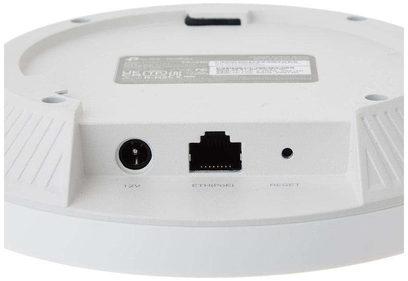 Omada EAP650 AX3000 Ceiling Mount WiFi 6 Access Point, Dual-Band 2402 Mbps + 574 Mbps, 1× Gigabit PoE+ Port, 802.3at PoE/DC Power, Omada Mesh, Seamless Roaming, WPA3, Cloud Managed 🍁 All In One Marketplace Canada