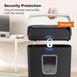 Bonsaii 6-Sheet Crosscut Paper Shredder for Home Use, Small Paper Shredder for Home Office, Portable Document Shredder with 3.4 Gal Wastebasket (C237-B) 🍁 All In One Marketplace Canada