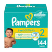 Pampers Swaddlers Diapers, Size 2 (10-22 lbs), 144 Count, Absorbent, Keeps Baby Dry and Comfortable, Skin Safe Disposable Baby Diaper 🍁 All In One Marketplace Canada