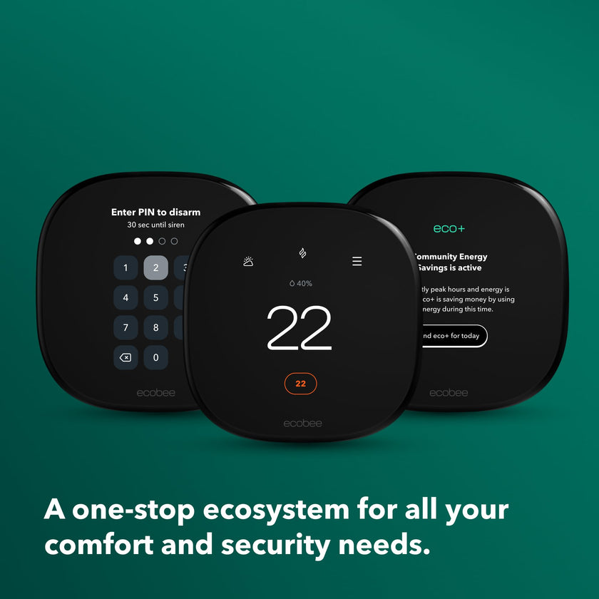 ecobee New Smart Thermostat Enhanced - Programmable Wifi Thermostat - Works with Siri, Alexa, Google Assistant - Energy Star Certified - Smart Home 🍁 All In One Marketplace Canada