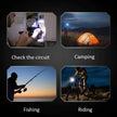 LED Flashlight, Ultra Bright XML T6 Handheld Flashlights - High Lumen, Zoomable, 5 Modes, Water-Resistant - Perfect for Camping Biking Home Emergency or Gift-Giving（2 Pack） 🍁 All In One Marketplace Canada