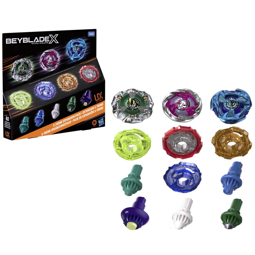 Beyblade X X-treme Expansion Pack | Includes 3 Blades, 4 Ratchets, 5 Bits | Battling Tops Game Toys, Ages 8+ 🍁 All In One Marketplace Canada