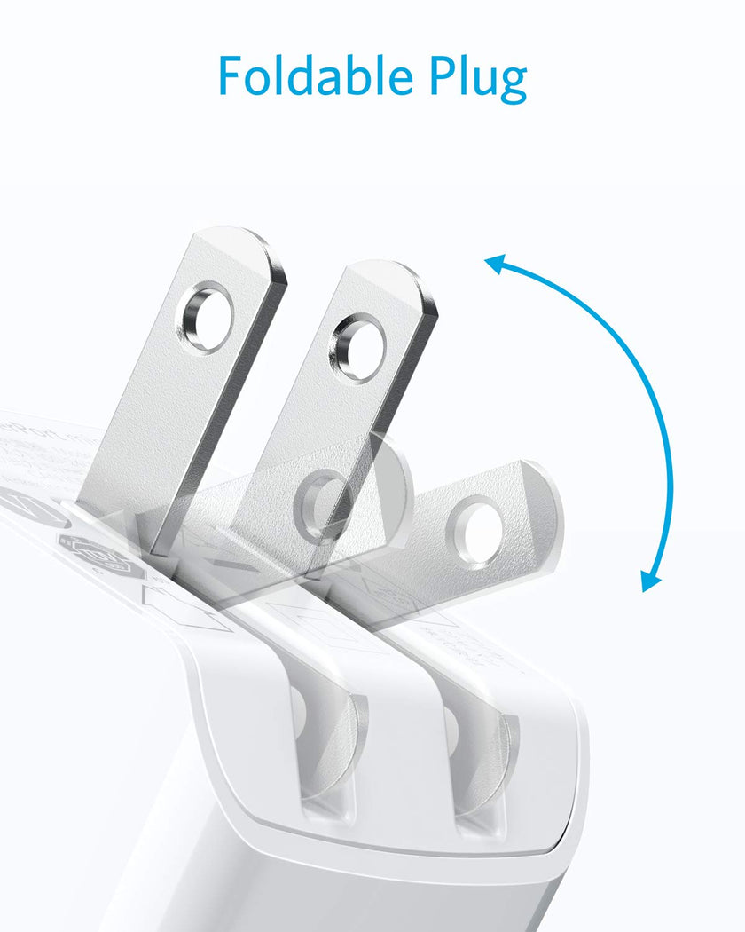 Anker 2-Pack Dual Port 12W USB A Charger Block with Foldable Plug, Charging Box Brick, Cube for iPhone 16 15 14 13 12 Pro Max, Galaxy S22 S21 Note 20 🍁 All In One Marketplace Canada