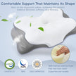 SNUGUP Ergonomic Cervical Neck Pillow, Memory Foam Neck Support Pillow with Contoured Design, Breathable Removable Pillowcase, for Side Back Stomach Sleepers, White 🍁 All In One Marketplace Canada