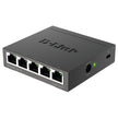 D-Link DGS-105, 5 Port Gigabit Ethernet Switch Unmanaged, Network Splitter, Silent Fanless, Network Hub, Sturdy Metal with Shielded Ports, Desktop/Wall Mount, QoS, Energy Saving, Plug and Play 🍁 All In One Marketplace Canada
