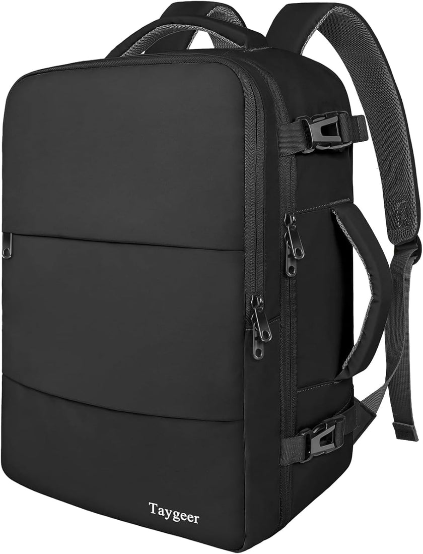 Travel Laptop Backpack, Airplane Approved Travel Backpack Suitcase For Men Women, Lightweight College 35l Luggage Bag 15.6 inch Laptop Backpack Gifts For Casual Business, Black 🍁 All In One Marketplace Canada