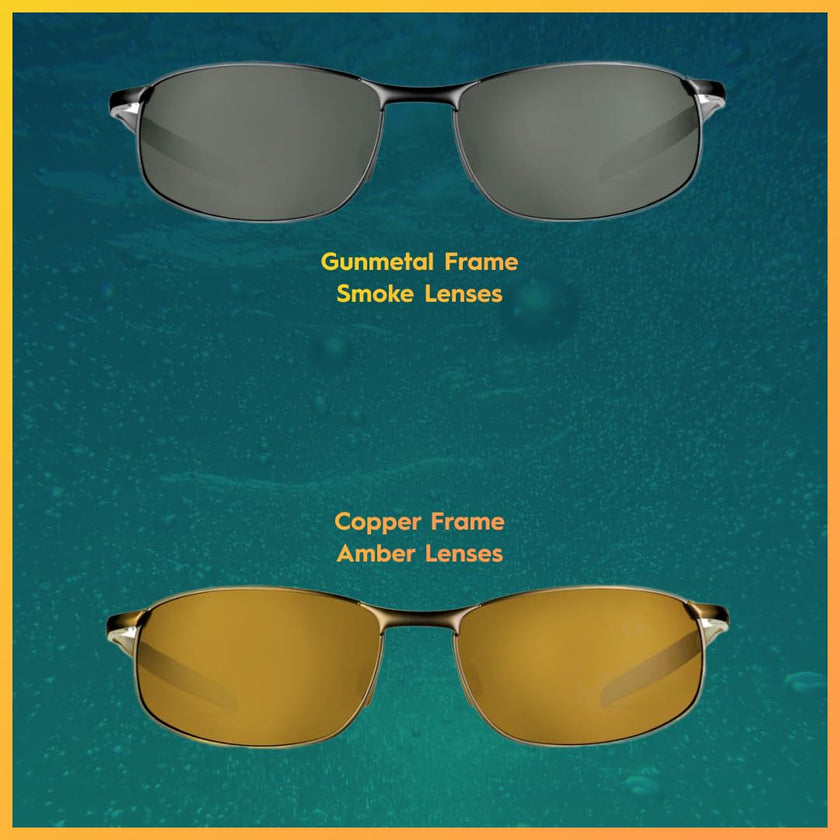 Flying Fisherman San Jose Polarized Sunglasses | Perfect for Driving, Fishing & Boating | 100% UV Protection | Gunmetal Frames/Smoke Lenses 🍁 All In One Marketplace Canada