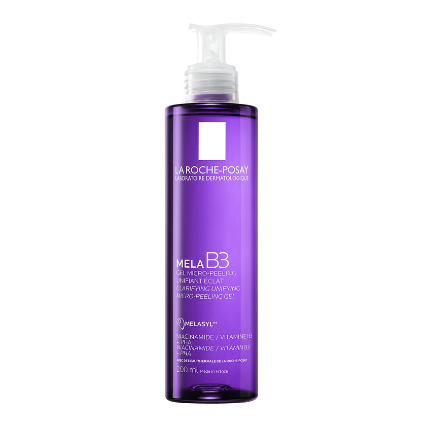 La Roche-Posay Purifying Face Wash, Mela B3 Anti-Aging Micro-Peeling Facial Cleanser with Melasyl & Niacinamide, Purifies & Cleanses Skin without Drying. Dermatologist Recommended, 200mL 🍁 All In One Marketplace Canada