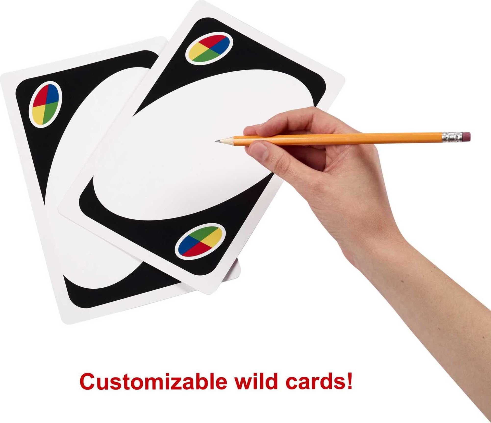Mattel Games Giant UNO Card Game for Kid, Adult & Families, Color Blind Accessible & Customizable Large Deck 🍁 All In One Marketplace Canada