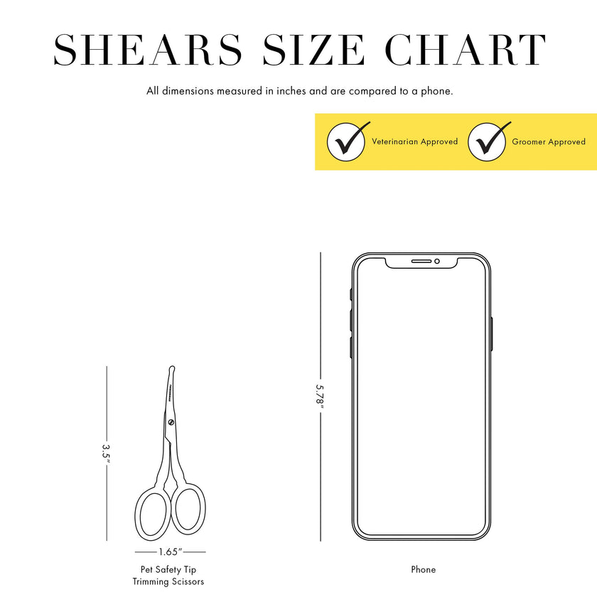 Tweezerman Dog and Cat Stainless Steel Safety Tip Grooming Scissors 🍁 All In One Marketplace Canada
