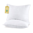 SHERWOOD Pillows Standard Size 2 Pack Hotel Pillow with Cotton Cover and Down Alternative Fiber Fill Bed Pillow for Sleeping (White, Standard 20x26 inch) 🍁 All In One Marketplace Canada
