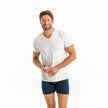 Gildan Men's V-Neck T-Shirts, Multipack, Style G1103, White (6-Pack), Medium 🍁 All In One Marketplace Canada