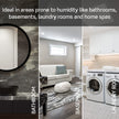 Leviton Humidity Sensor Switch for Bathroom Exhaust Fan, automate Ventilation, air Circulation, Moisture Control, ¼ HP, Single Pole, DHS05-1LW, White 🍁 All In One Marketplace Canada