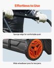VEVOR Push Lawn Sweeper, 21-inch Leaf & Grass Collector, Strong Wheels & Heavy Duty Thickened Steel Durable to Use with Large Capacity 3.5 cu. ft. Mesh Collection Hopper Bag, 2 Spinning Brushes 🍁 All In One Marketplace Canada