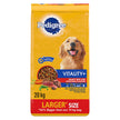 PEDIGREE Vitality+ Dry Food for Adult Dogs, Hearty Beef & Vegetable Flavour, 20kg Bag 🍁 All In One Marketplace Canada