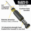 Klein Tools 32305 Multi-bit Ratcheting Screwdriver, 15-in-1 Tool with Phillips, Slotted, Square, Torx and Combo Bits and 1/4-Inch Nut Driver 🍁 All In One Marketplace Canada