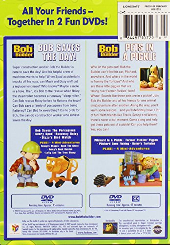 Bob the Builder: Bob Saves the Day / Pets in a Pickle - Double Feature